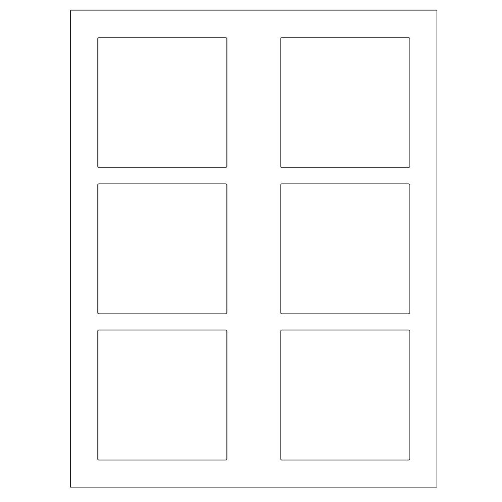 3x3 waterproof labels compatible with avery 94101